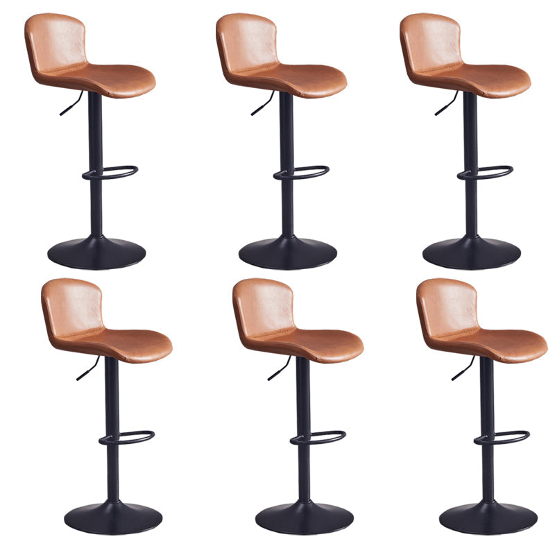 Hedendaagse stijl verstelbare gestoffeerde barstoel met metalen benen