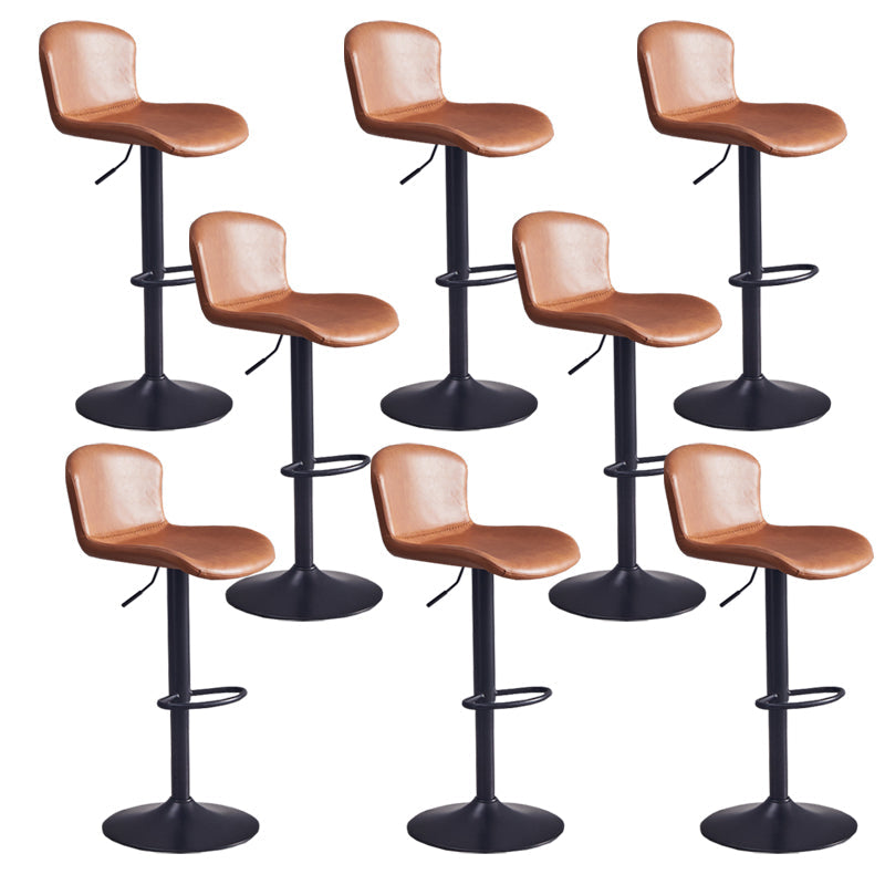 Hedendaagse stijl verstelbare gestoffeerde barstoel met metalen benen