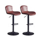 Hedendaagse stijl verstelbare gestoffeerde barstoel met metalen benen