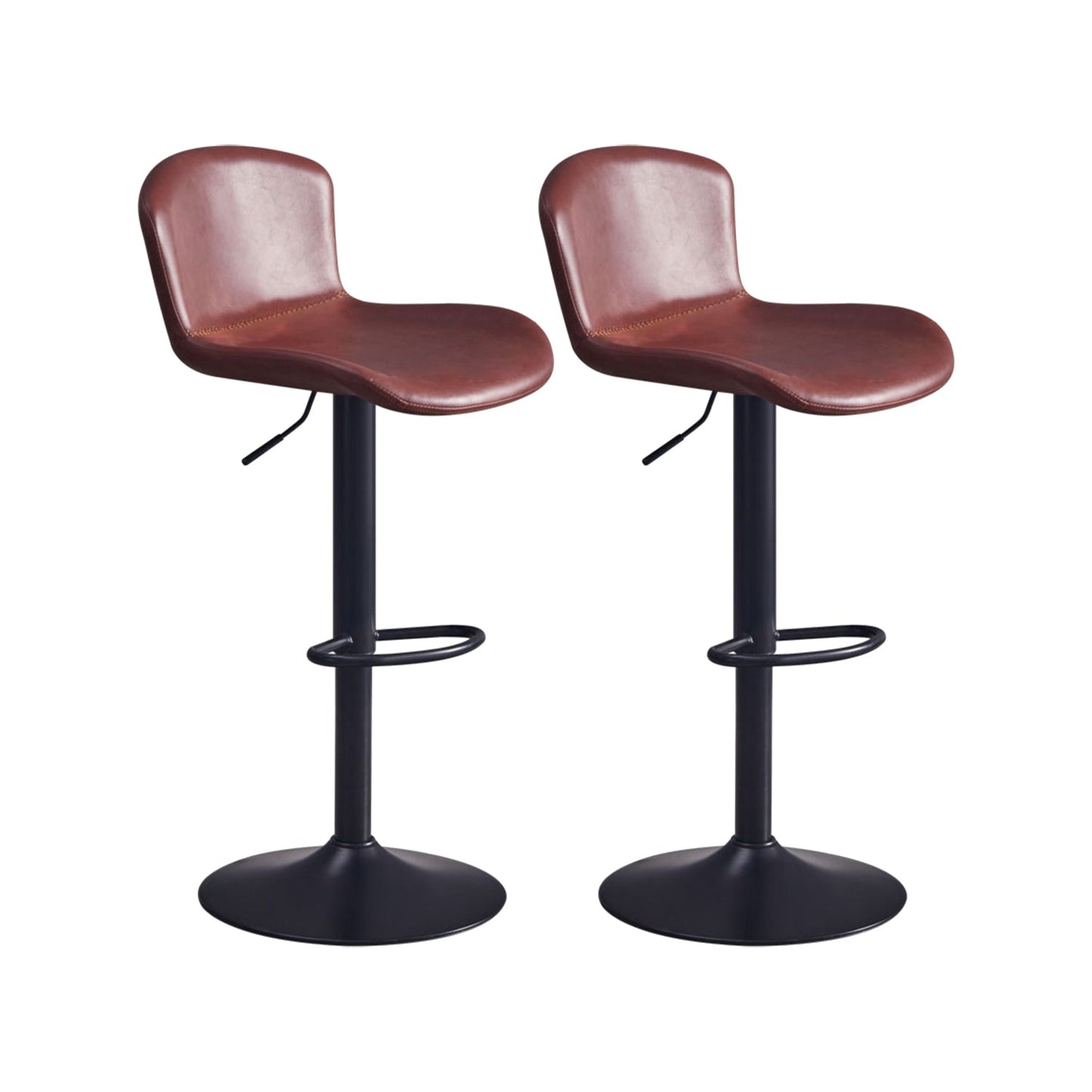 Hedendaagse stijl verstelbare gestoffeerde barstoel met metalen benen