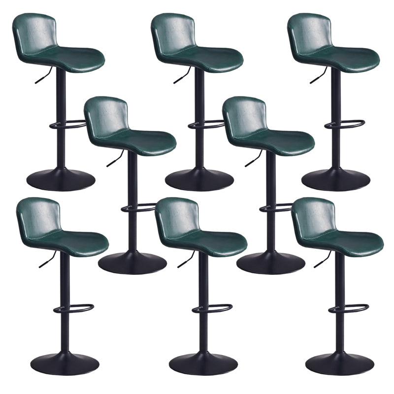 Hedendaagse stijl verstelbare gestoffeerde barstoel met metalen benen