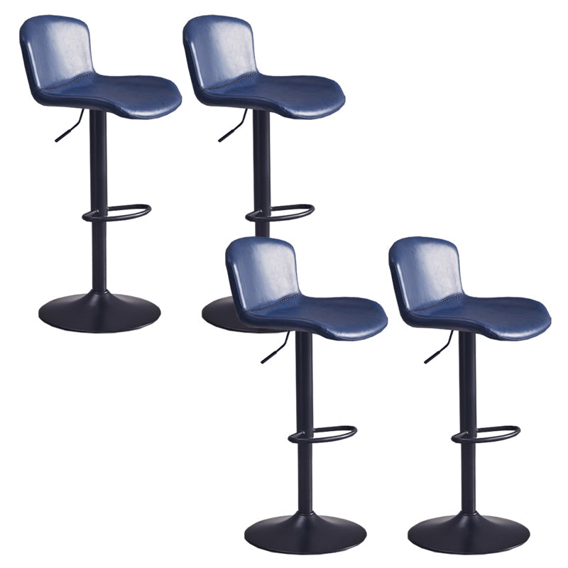 Hedendaagse stijl verstelbare gestoffeerde barstoel met metalen benen
