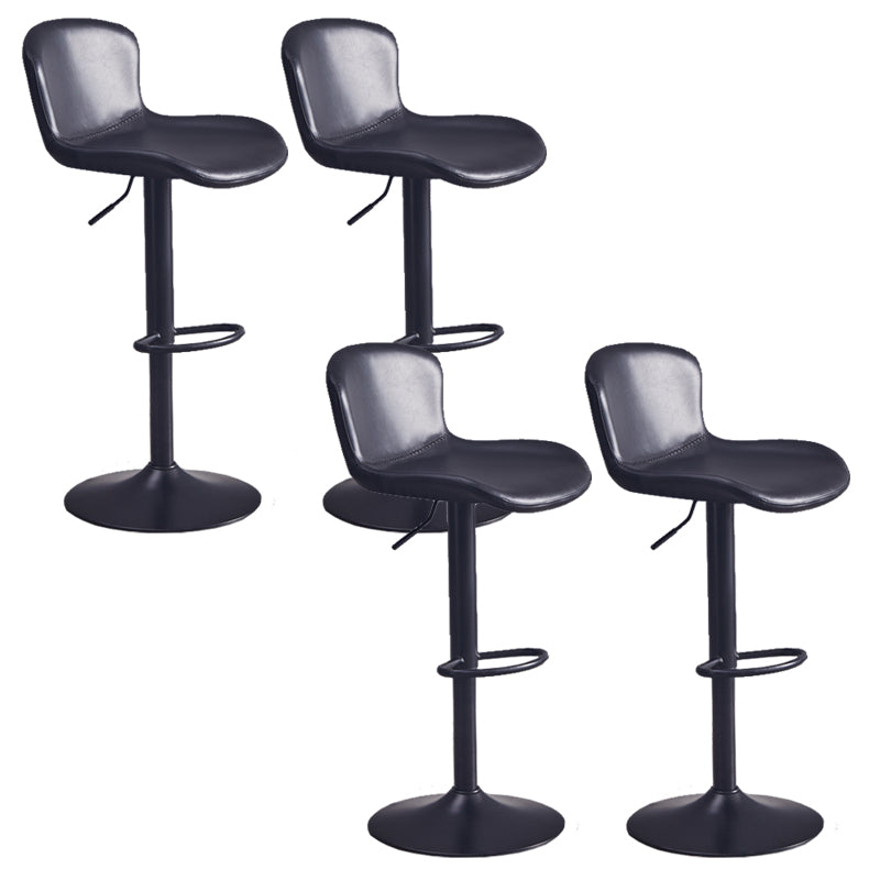 Hedendaagse stijl verstelbare gestoffeerde barstoel met metalen benen