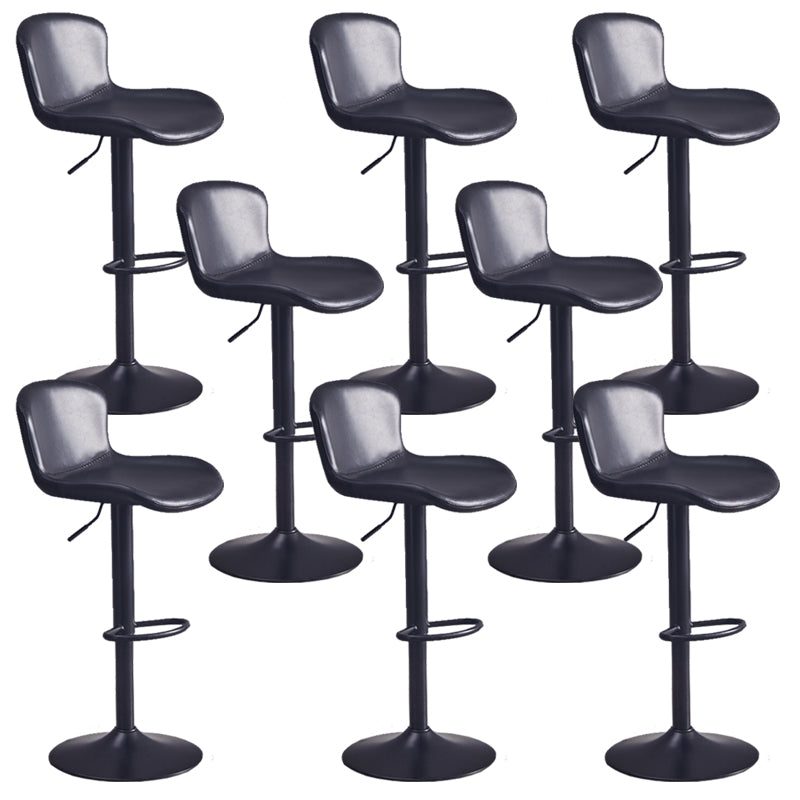 Hedendaagse stijl verstelbare gestoffeerde barstoel met metalen benen