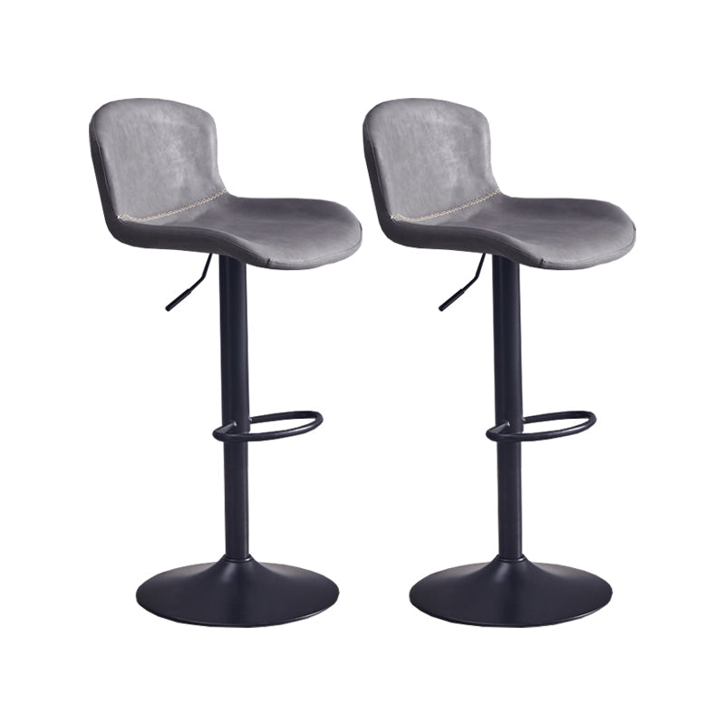 Hedendaagse stijl verstelbare gestoffeerde barstoel met metalen benen