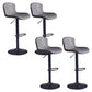 Hedendaagse stijl verstelbare gestoffeerde barstoel met metalen benen