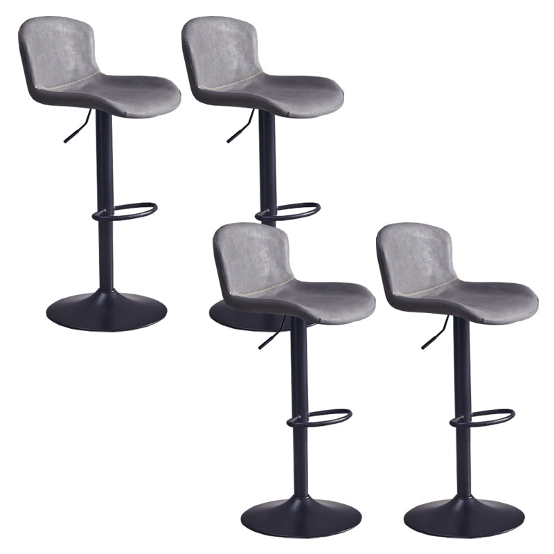 Hedendaagse stijl verstelbare gestoffeerde barstoel met metalen benen
