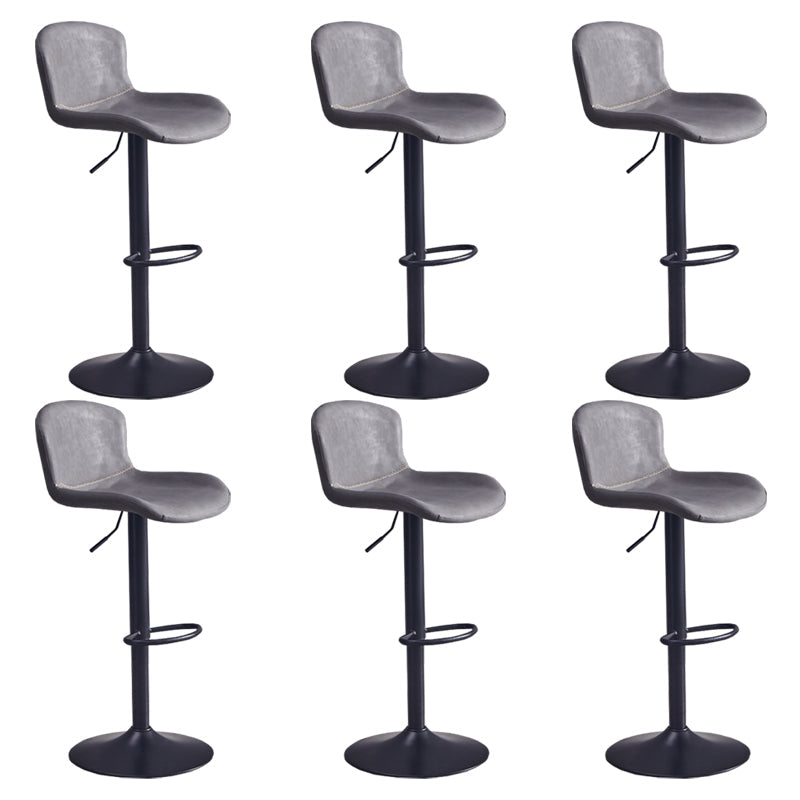 Hedendaagse stijl verstelbare gestoffeerde barstoel met metalen benen