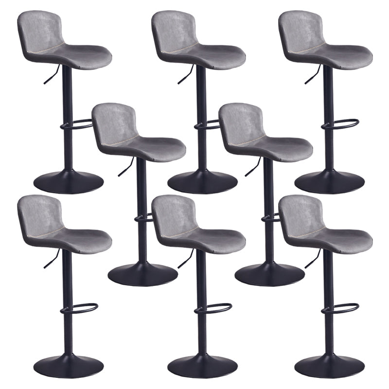 Hedendaagse stijl verstelbare gestoffeerde barstoel met metalen benen