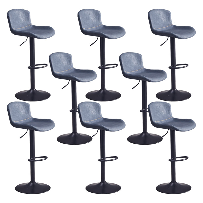 Hedendaagse stijl verstelbare gestoffeerde barstoel met metalen benen