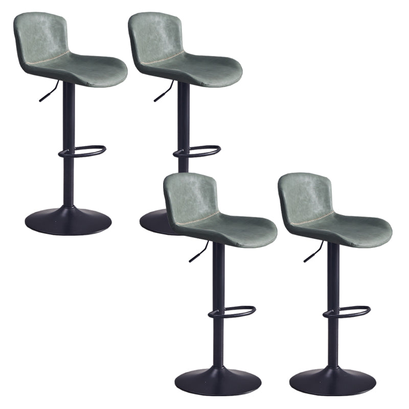 Hedendaagse stijl verstelbare gestoffeerde barstoel met metalen benen