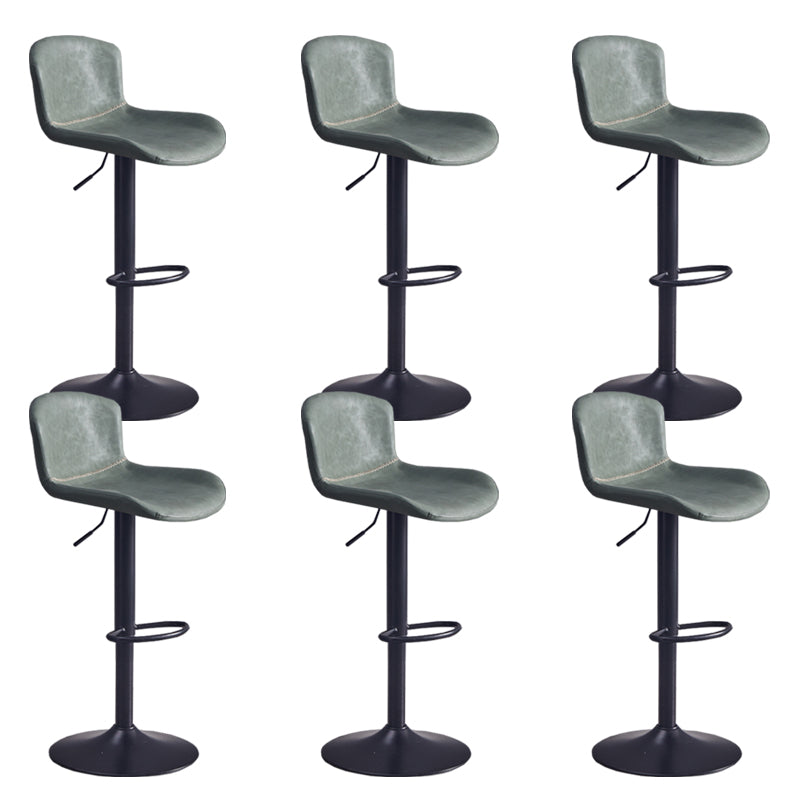 Hedendaagse stijl verstelbare gestoffeerde barstoel met metalen benen