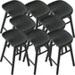 Contemporary Black Ash Solid Wood Armless Bar Stool with Footrest Black 8 Piece Set Clearhalo 'Bar Furniture' 'Bar Stools' 'bar_stools' 'furn' 'furn_bar_stools' 'Furniture' 'Kitchen & Dining Furniture' 7794909