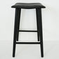 Contemporary Black Ash Solid Wood Armless Bar Stool with Footrest Clearhalo 'Bar Furniture' 'Bar Stools' 'bar_stools' 'furn' 'furn_bar_stools' 'Furniture' 'Kitchen & Dining Furniture' 7794914