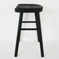 Contemporary Black Ash Solid Wood Armless Bar Stool with Footrest Clearhalo 'Bar Furniture' 'Bar Stools' 'bar_stools' 'furn' 'furn_bar_stools' 'Furniture' 'Kitchen & Dining Furniture' 7794917