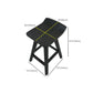 Contemporary Black Ash Solid Wood Armless Bar Stool with Footrest Clearhalo 'Bar Furniture' 'Bar Stools' 'bar_stools' 'furn' 'furn_bar_stools' 'Furniture' 'Kitchen & Dining Furniture' 7794933