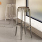 Contemporary Plastic Backless Counter High Stool with 4 Legs Clearhalo 'Bar Furniture' 'Bar Stools' 'bar_stools' 'furn' 'furn_bar_stools' 'Furniture' 'Kitchen & Dining Furniture' 7795239