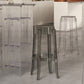 Contemporary Plastic Backless Counter High Stool with 4 Legs Clearhalo 'Bar Furniture' 'Bar Stools' 'bar_stools' 'furn' 'furn_bar_stools' 'Furniture' 'Kitchen & Dining Furniture' 7795253