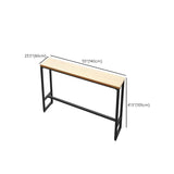 Finition naturelle 1/2/5 PCS Bar ensemble avec tabourets en bois pour la maison