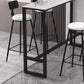 Modern Style 3/5 Pieces Faux Marble Rectangular Bar Table Set for Living Room