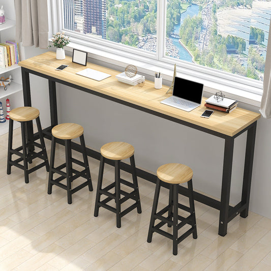 Gefabriceerde houten moderne rechthoekige pubtafel met schok voor thuis