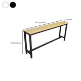 Gefabriceerde houten moderne rechthoekige pubtafel met schok voor thuis