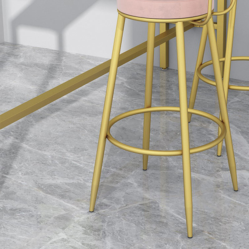 Modern Faux Marble Rectangle White Top Trestle Bar Dining Table for Kitchen Clearhalo 'Bar Furniture' 'Bar Tables' 'bar_tables' 'furn' 'furn_bar_tables' 'Furniture' 'Kitchen & Dining Furniture' 7795503