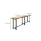 Contemporary Solid Wood Rectangle Bar Wine Table for Coffee Shop