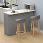 Contemporary Style Wood Rectangle Patio Bar Table for Dining Room