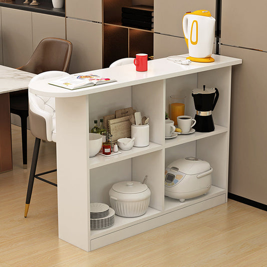 Hedendaagse stijl Wood Specialty Patio Bar Tafel voor woonkamer