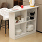 Contemporary Style Wood Specialty Patio Bar Table for Living Room Clearhalo 'Bar Furniture' 'Bar Tables' 'bar_tables' 'furn' 'furn_bar_tables' 'Furniture' 'Kitchen & Dining Furniture' 7795698