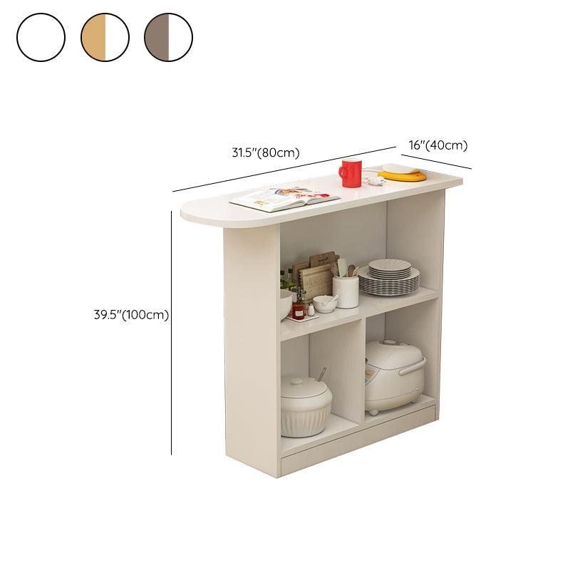 Contemporary Style Wood Specialty Patio Bar Table for Living Room Clearhalo 'Bar Furniture' 'Bar Tables' 'bar_tables' 'furn' 'furn_bar_tables' 'Furniture' 'Kitchen & Dining Furniture' 7795703