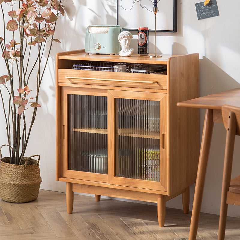 Armadietto di sideboard della porta di vetro contemporanea con spazio per l'uso domestico