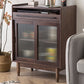 Armadietto di sideboard della porta di vetro contemporanea con spazio per l'uso domestico