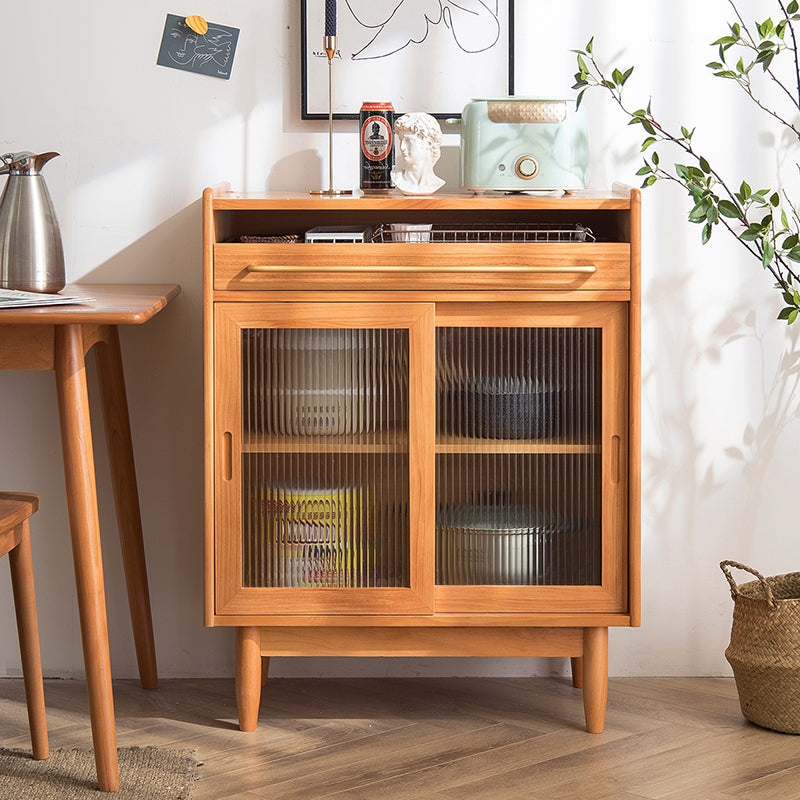 Armadietto di sideboard della porta di vetro contemporanea con spazio per l'uso domestico