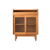 Armadietto di sideboard della porta di vetro contemporanea con spazio per l'uso domestico