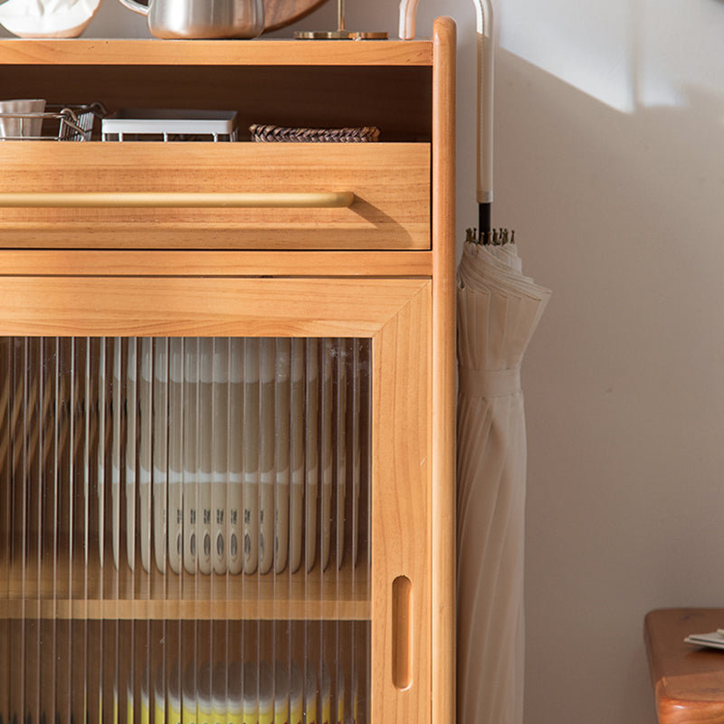 Armadietto di sideboard della porta di vetro contemporanea con spazio per l'uso domestico