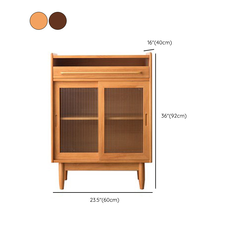 Armadietto di sideboard della porta di vetro contemporanea con spazio per l'uso domestico