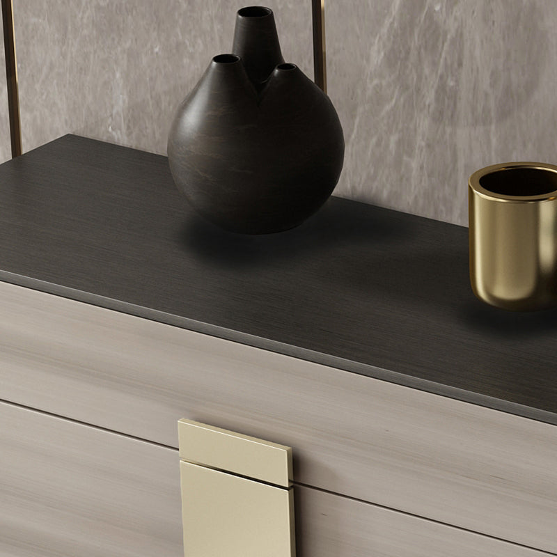 Contemporary Style Ash Wood Storage Sideboard Cabinet with Drawers Clearhalo 'buffet_sideboard' 'Buffets & Sideboards' 'furn' 'furn_buffet_sideboard' 'Furniture' 'Kitchen & Dining Furniture' 7795879