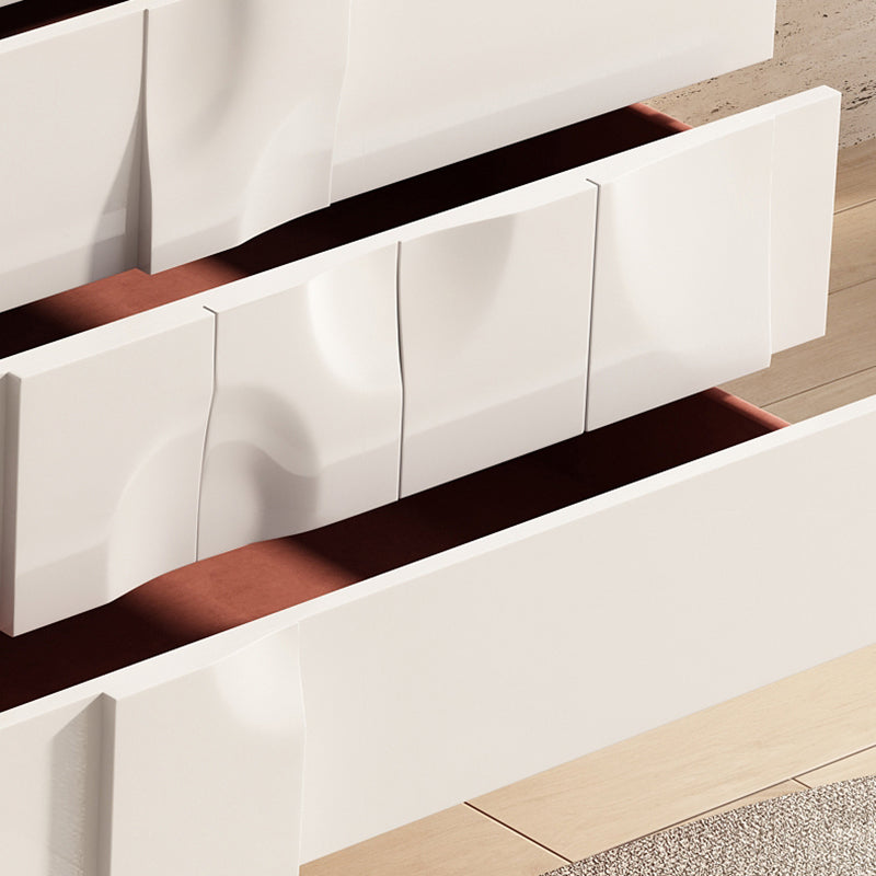 Gabinete aparador de madera maciza de almacenamiento de estilo moderno con cajones