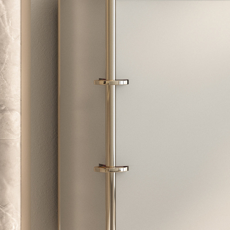 Gabinete aparador de almacenamiento de madera maciza de estilo moderno con patas de metal