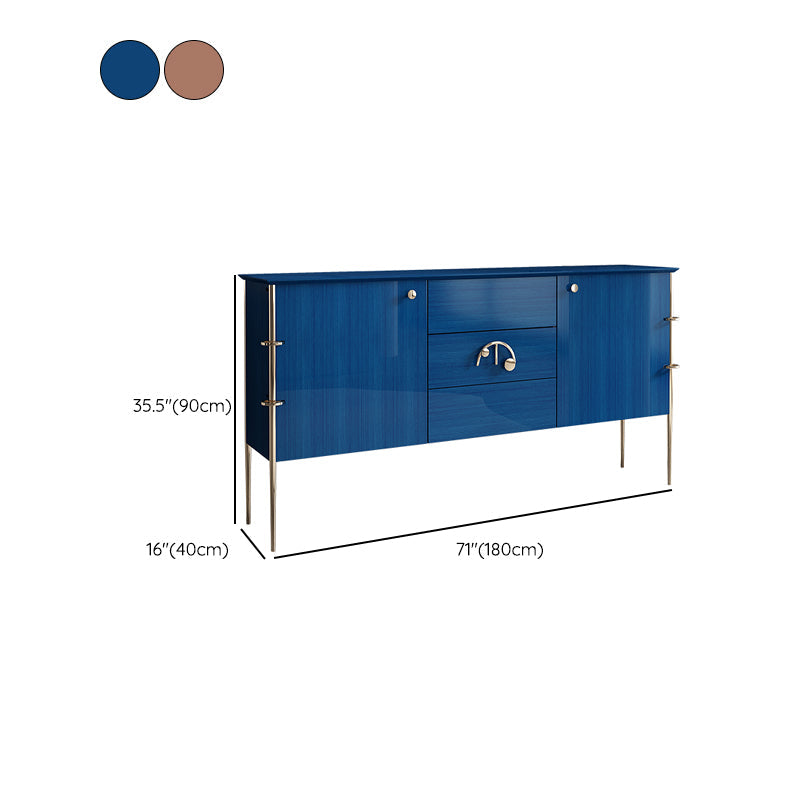 Porte e cassetti contemporanei in legno di cenere di cenere e cassetti