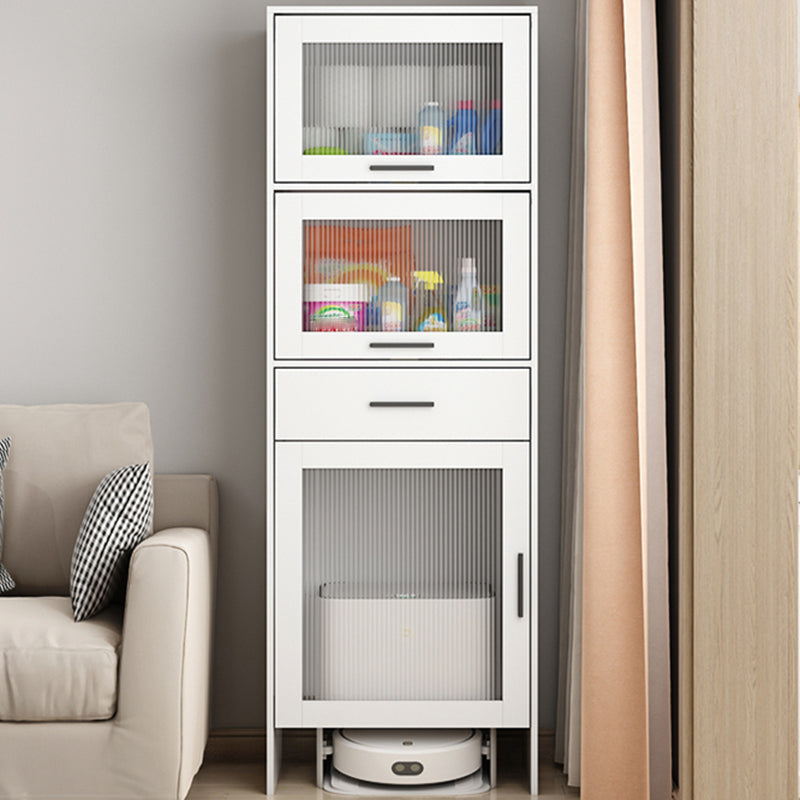 Puerta de vidrio de estilo MDF Gabinet Singboard con 1 cajón y 3 puertas