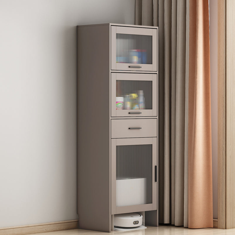 Puerta de vidrio de estilo MDF Gabinet Singboard con 1 cajón y 3 puertas