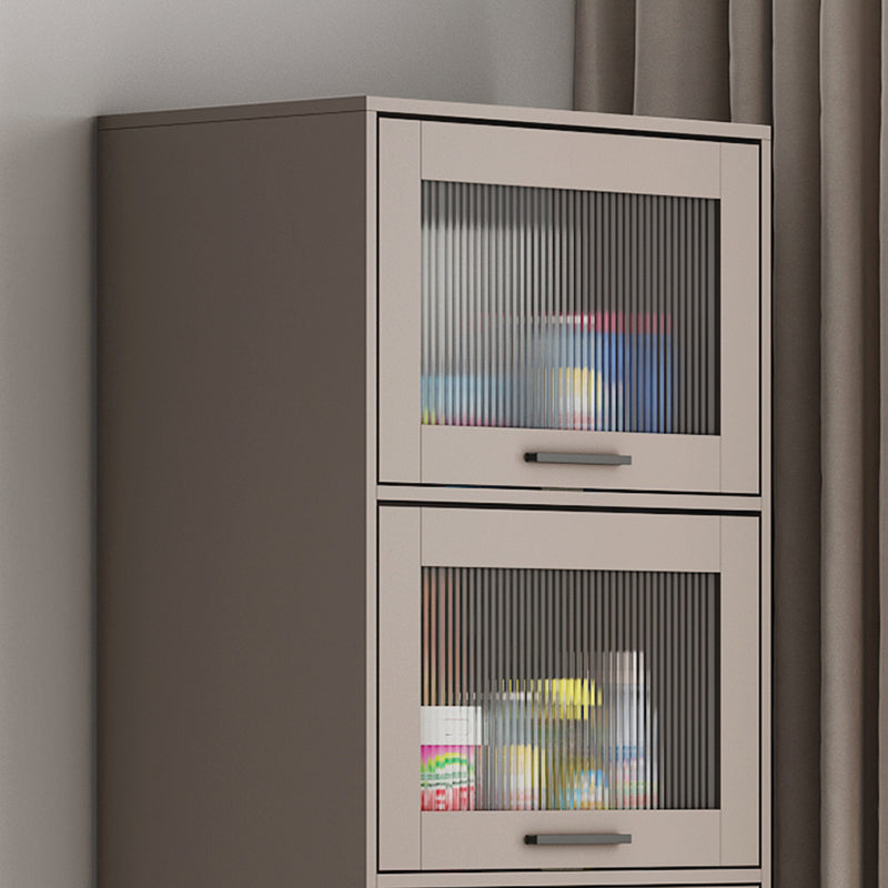 Puerta de vidrio de estilo MDF Gabinet Singboard con 1 cajón y 3 puertas