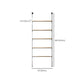 Display soggiorno industriale Multi-shelf montato a parete in naturale