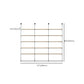 Display soggiorno industriale Multi-shelf montato a parete in naturale