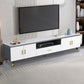 Wooden TV Media Console Glam Media Console TV Stand with Drawer Grey Clearhalo 'furn' 'furn_tv_stands_entertainment_centers' 'Furniture' 'Living Room Furniture' 'TV Stands & Entertainment Centers' 'TV Stands & Media Storage Furniture' 'tv_stands_entertainment_centers' 7798054
