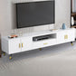 Wooden TV Media Console Glam Media Console TV Stand with Drawer White Clearhalo 'furn' 'furn_tv_stands_entertainment_centers' 'Furniture' 'Living Room Furniture' 'TV Stands & Entertainment Centers' 'TV Stands & Media Storage Furniture' 'tv_stands_entertainment_centers' 7798056