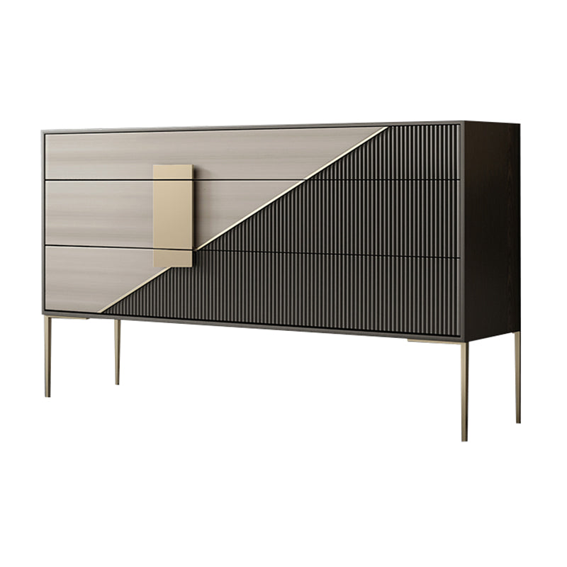 Glam Horizontal Storage Chest with Soft-Close Drawers for Home 39"L x 16"W x 35"H 3 Clearhalo 'Bedroom Furniture' 'Dressers & Chests' 'dressers_chests' 'furn' 'furn_dressers_chests' 'Furniture' 7798259